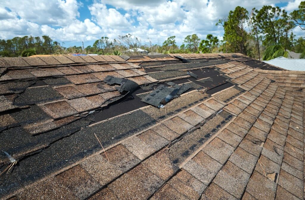 storm damage roof in Mentor, OH